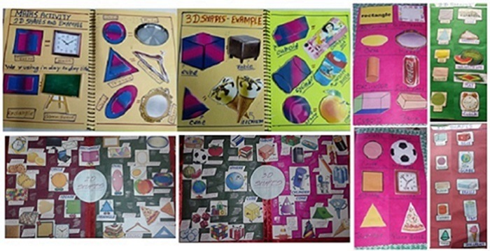 math shapes (2D / 3D) school project