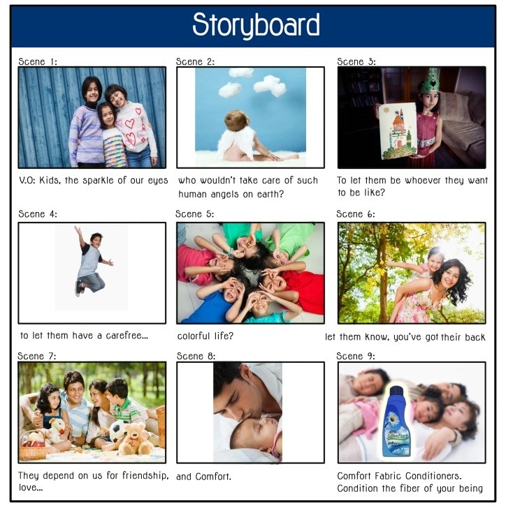 storyboard advertising design campaign