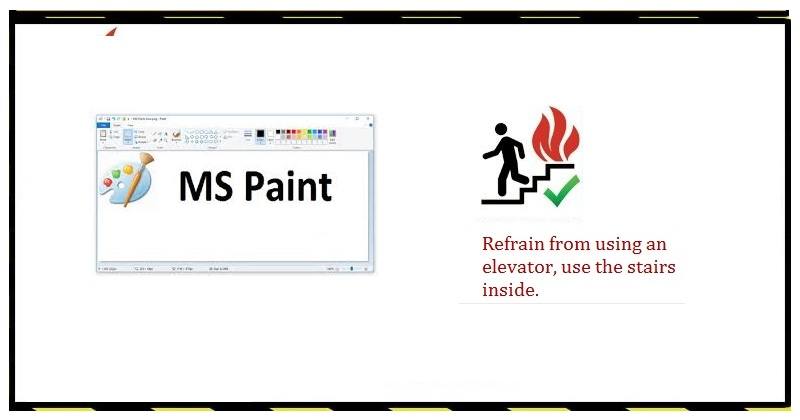 MS Paint application for children