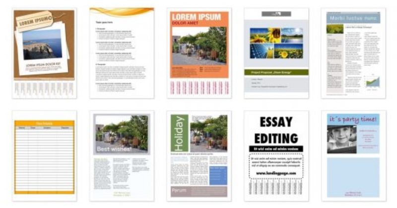 word document design and templates